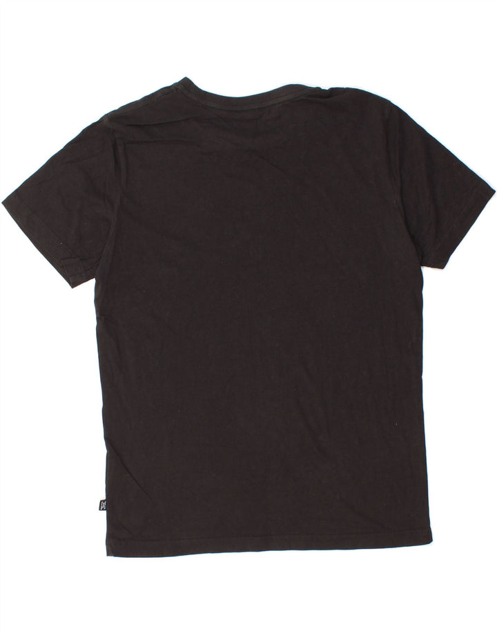 PUMA Mens Graphic T-Shirt Top Small Black Cotton Vintage Puma and Second-Hand Puma from Messina Hembry 
