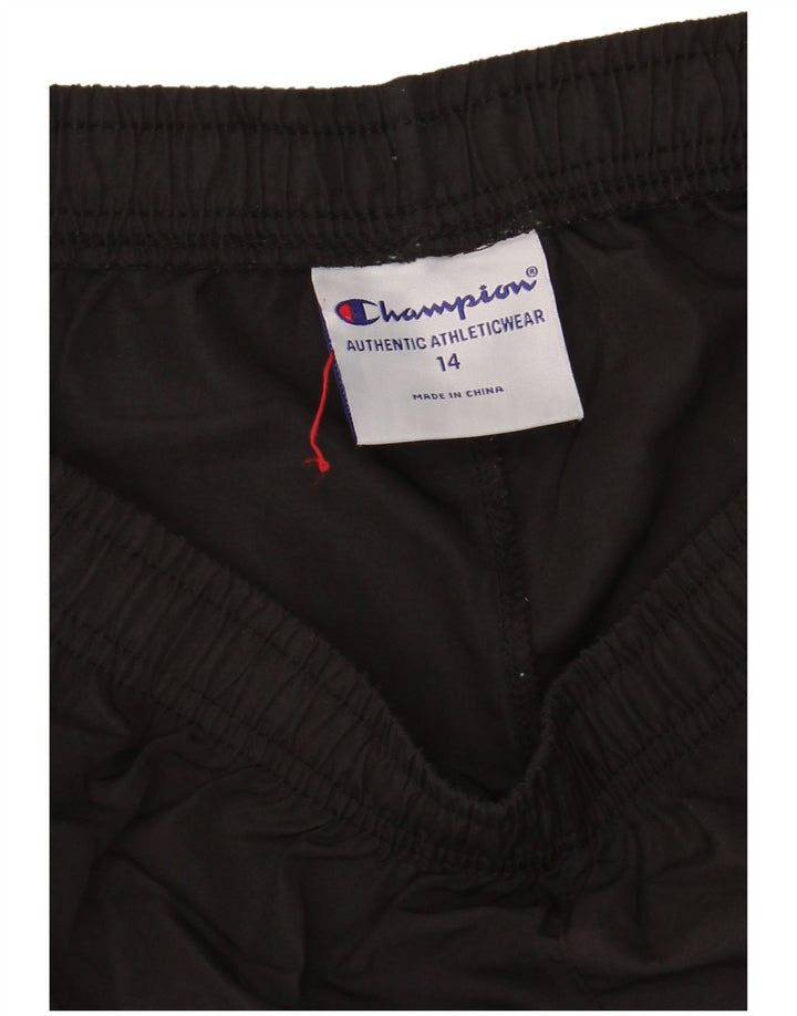Champion γυναικείο αθλητικό σορτς UK 14 Large μαύρο πολυεστέρα