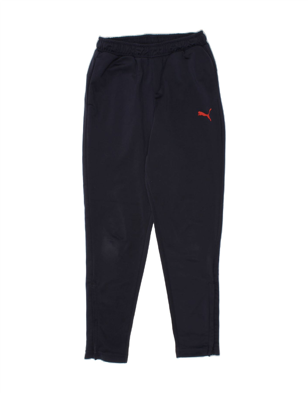 PUMA Boys Tracksuit Trousers 9-10 Years  Navy Blue Polyester Vintage Puma and Second-Hand Puma from Messina Hembry 