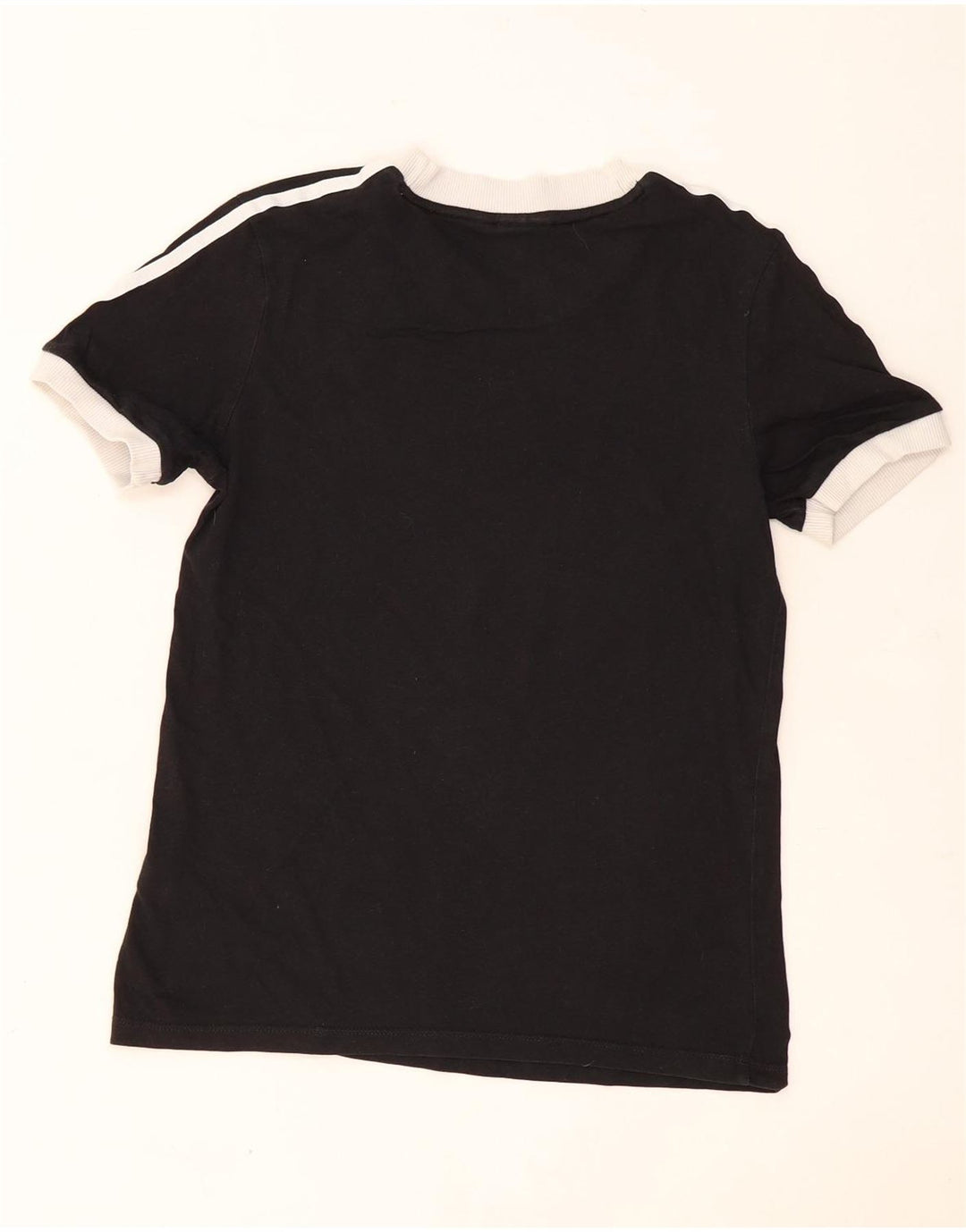 Γυναικείο T-Shirt Adidas Top UK 8 Small μαύρο βαμβακερό
