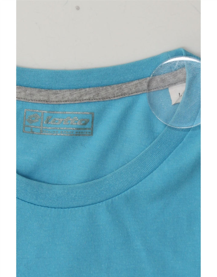 Ανδρικό γραφικό T-Shirt LOTTO Top Large Blue