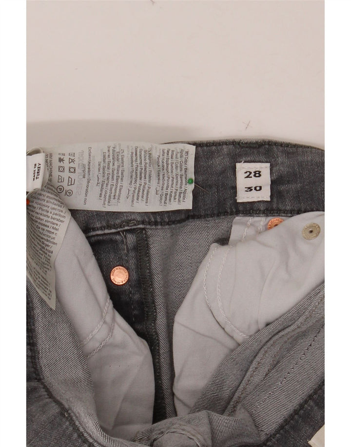 JACK & JONES Ανδρικό Slim Jeans W28 L30 Γκρι βαμβακερό