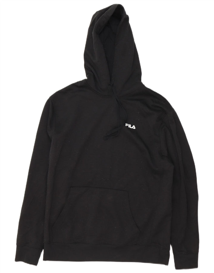 Fila Ανδρικό Hoodie Jumper Μεσαίο Μαύρο Πολυεστέρας