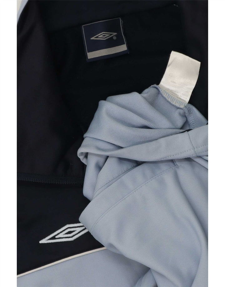 Ανδρική φόρμα Umbro Μπουφάν με μεγάλο μπλε χρώμα πολυεστέρα