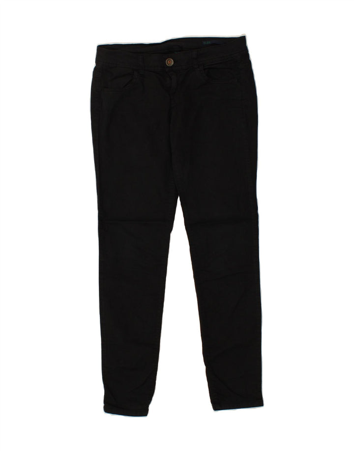 BENETTON Womens Slim Jeans W30 L30 Black Cotton Vintage Benetton and Second-Hand Benetton from Messina Hembry 
