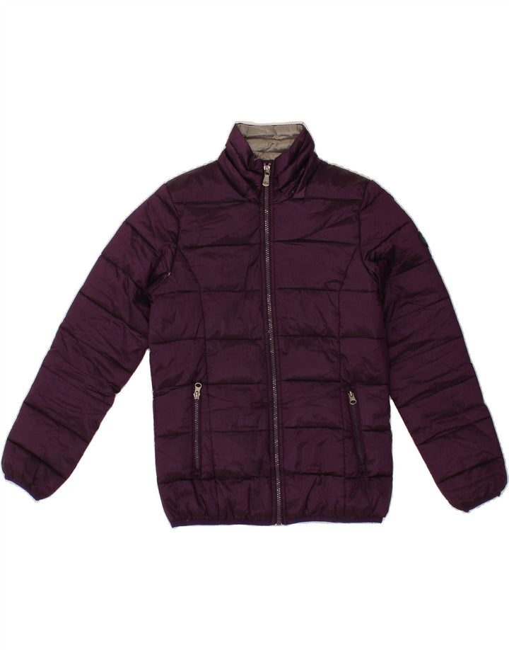 BEST COMPANY Girls Padded Jacket 11-12 Years Purple Polyester Vintage Best Company and Second-Hand Best Company from Messina Hembry 