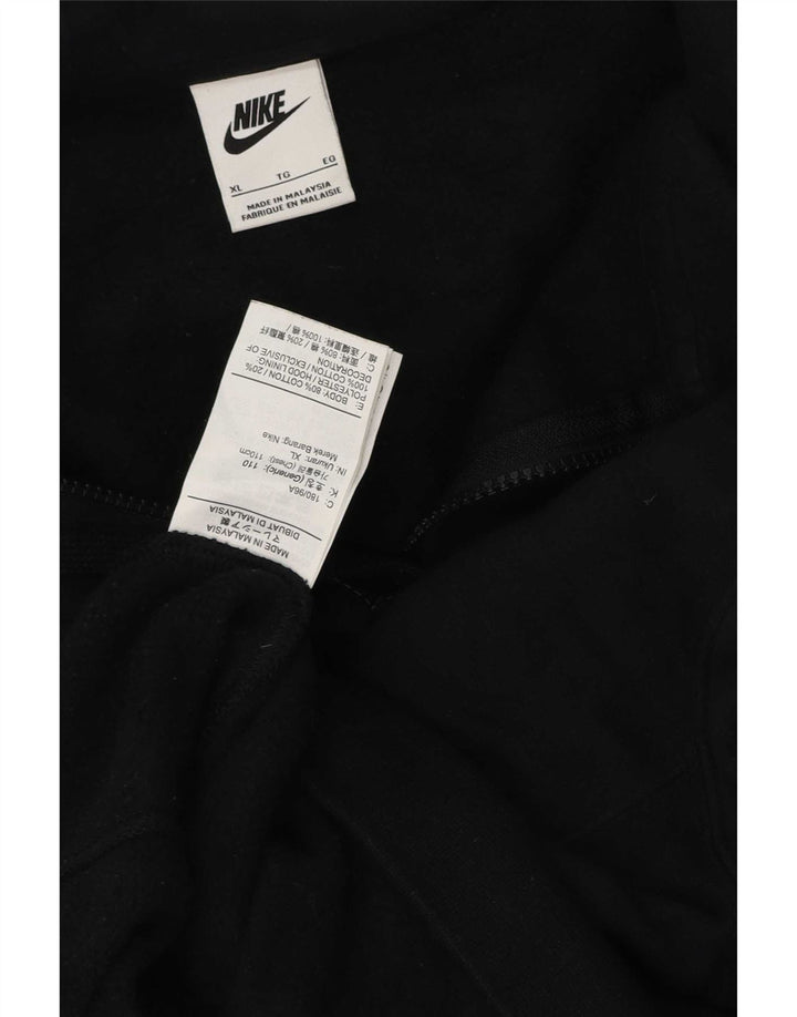 Ανδρικό πουλόβερ Nike με φερμουάρ XL Μαύρο βαμβακερό