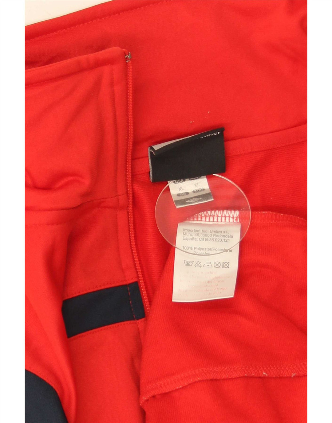 Umbro Ανδρική Φόρμα XL Κόκκινο Colourblock Polyester