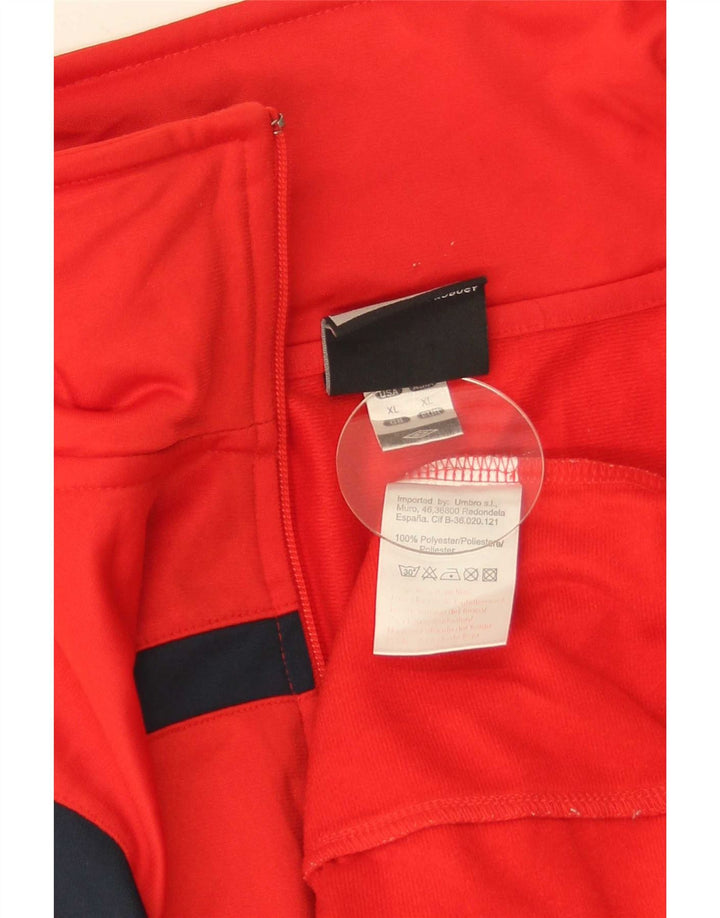 Umbro Ανδρική Φόρμα XL Κόκκινο Colourblock Polyester