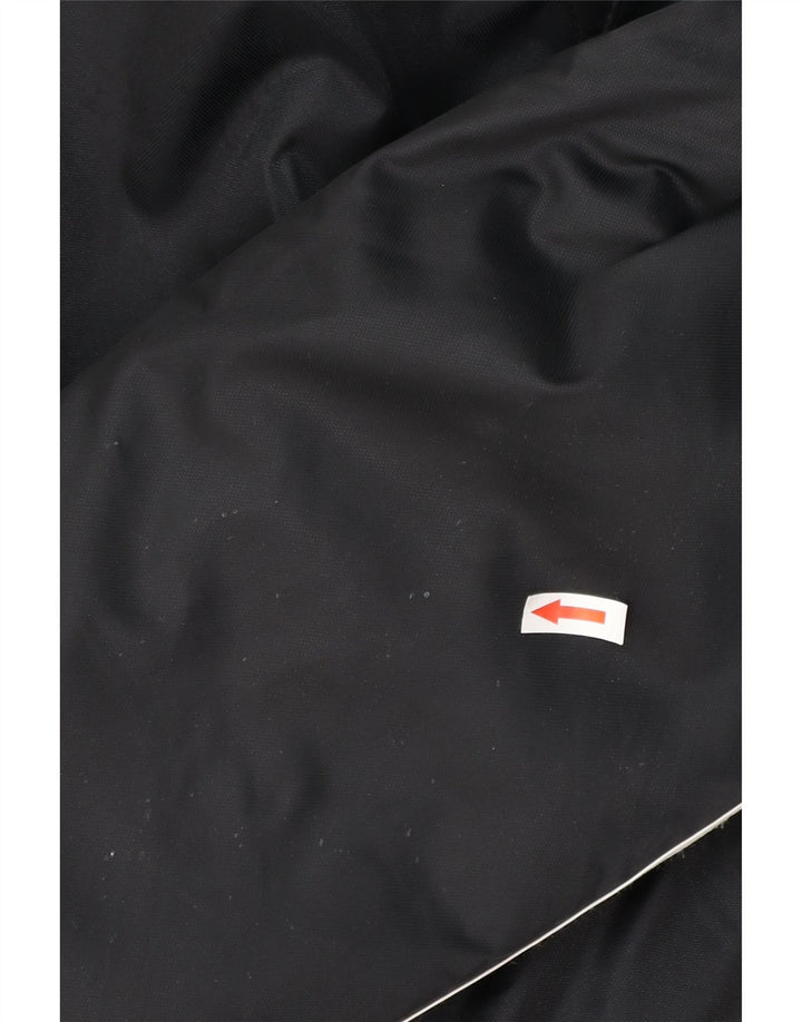 Ανδρικό μπουφάν με κουκούλα Adidas UK 42 XL μαύρο πολυεστέρας