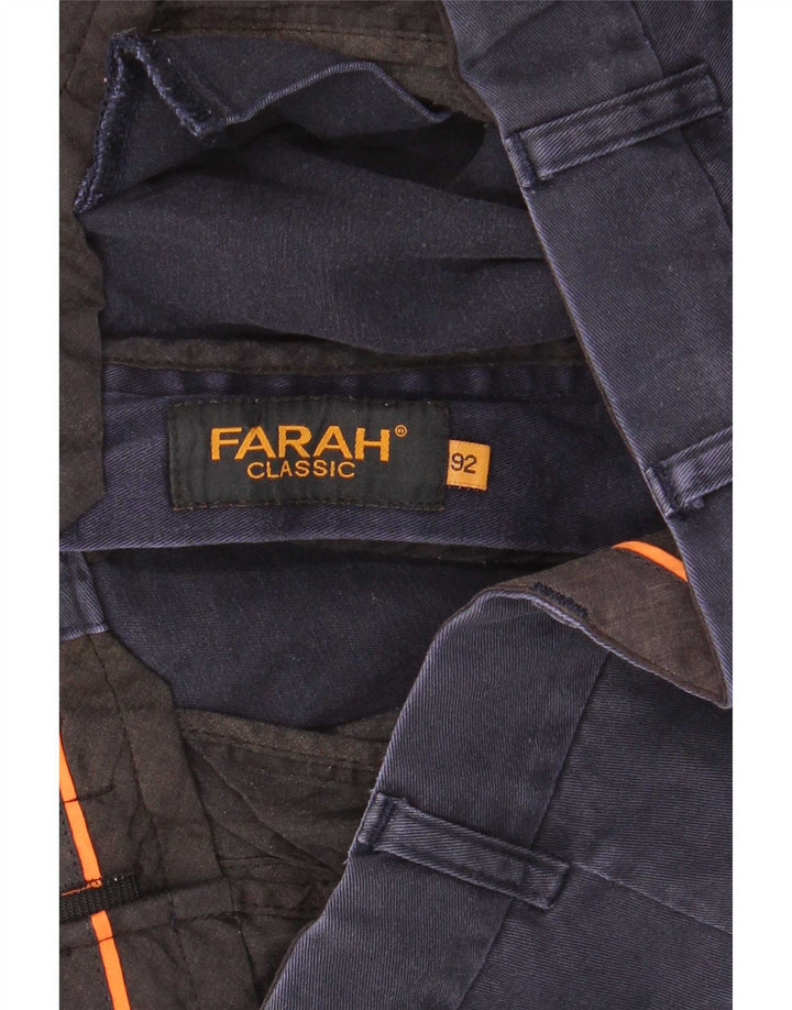 Farah Ανδρικό Κλασικό Σορτς Chino W36 Large Navy Blue