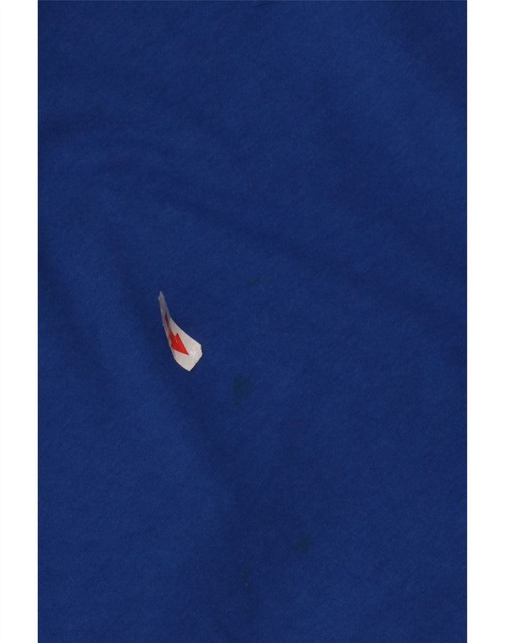 Ανδρικό T-Shirt HOLLISTER Top από μεσαίο μπλε βαμβακερό
