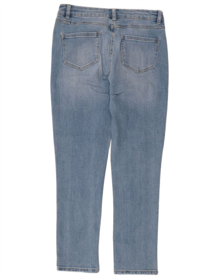 M&Co Γυναικεία Slim Jeans UK 12 Medium W32 L27 Blue Cotton