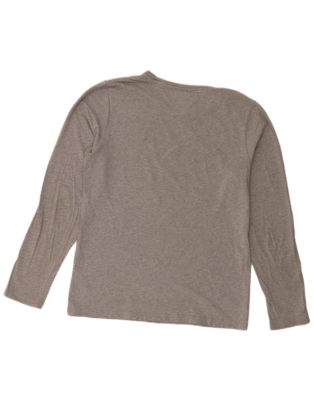 Tommy Hilfiger Ανδρική λεπτή μπλούζα με μακρυμάνικο μεγάλο γκρι βαμβάκι