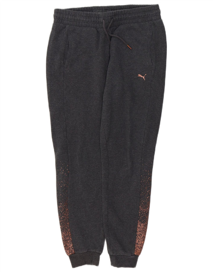 Γυναικεία αθλητική φόρμα PUMA Παντελόνι Joggers UK 14 Medium Grey Spotted