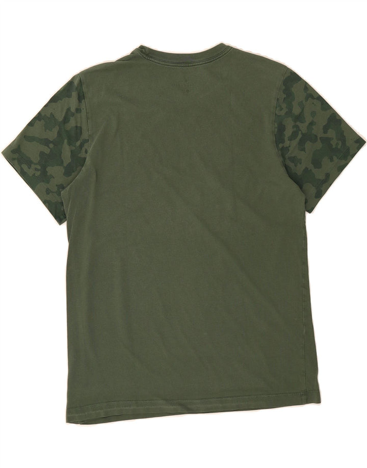 NIKE Mens Graphic T-Shirt Top Medium Green Vintage Nike and Second-Hand Nike from Messina Hembry 