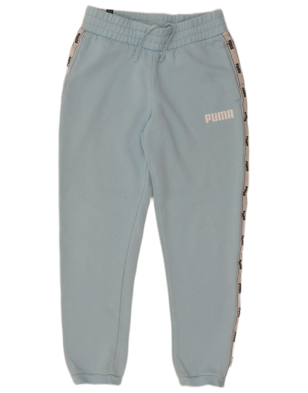 Ανδρική φόρμα γραφικής Puma Παντελόνι Joggers Small Blue Colourblock Βαμβακερό
