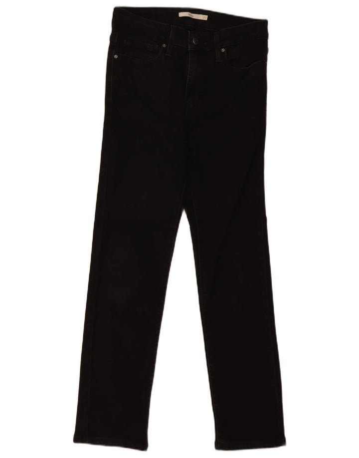 Levi's Womens 712 Slim Jeans W27 L28 Μαύρο βαμβακερό
