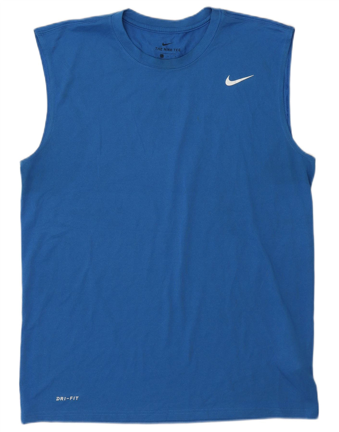 Ανδρικό γιλέκο Nike Dri Fit, μεγάλο μπλε πολυεστέρας