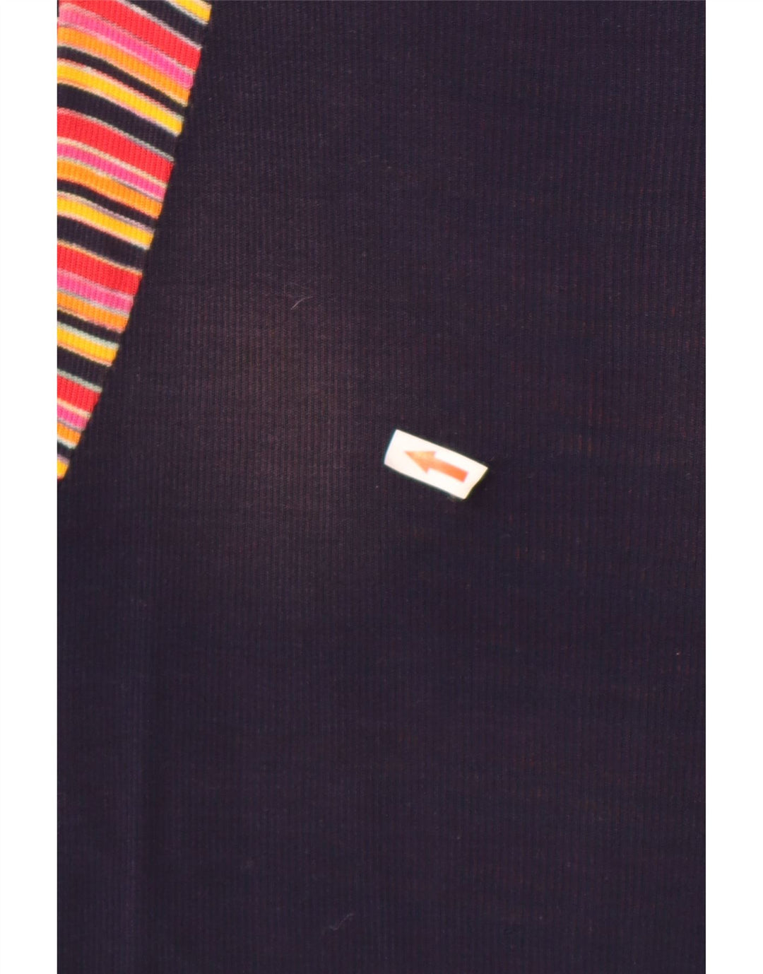 Missoni γυναικείο μάξι φόρεμα με αφηρημένο σχέδιο UK 4 XS Navy Blue ριγέ βαμβακερό