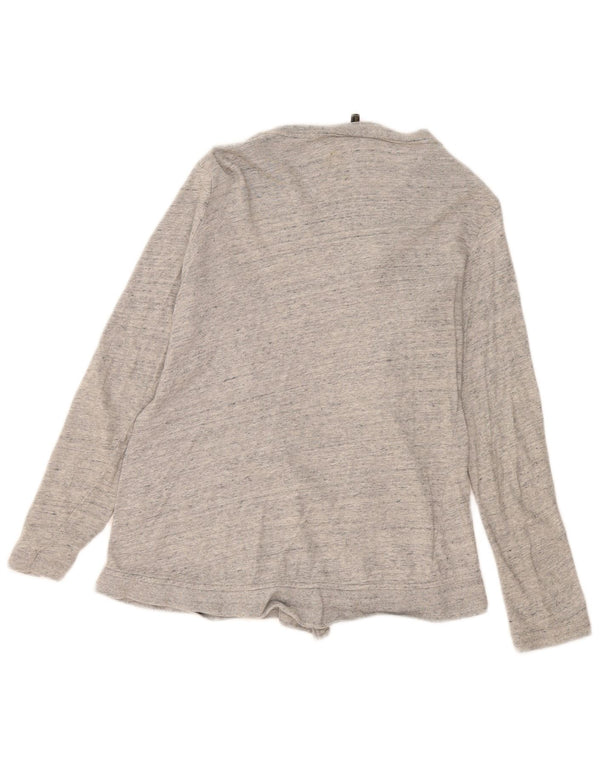 Massimo Dutti Γυναικείο ανοιχτό πουλόβερ ζακέτα UK 10 Μικρές γκρι βαμβακερές ίνες