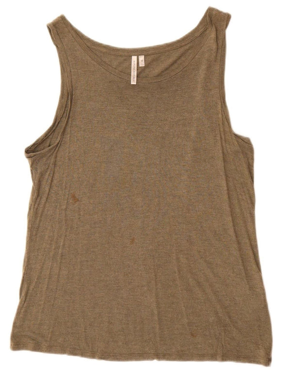 Banana Republic Γυναικείο Γιλέκο UK 12 Medium Khaki Modal