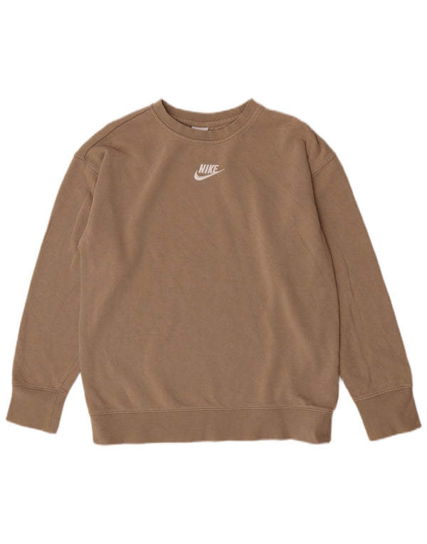 Nike Boys Φούτερ Jumper 13-14 ετών XL Beige Cotton Sports