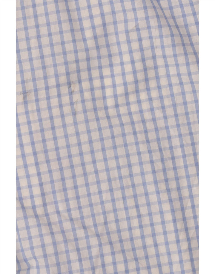 Ανδρικό πουκάμισο Musto Slim Fit μεγάλο λευκό Gingham