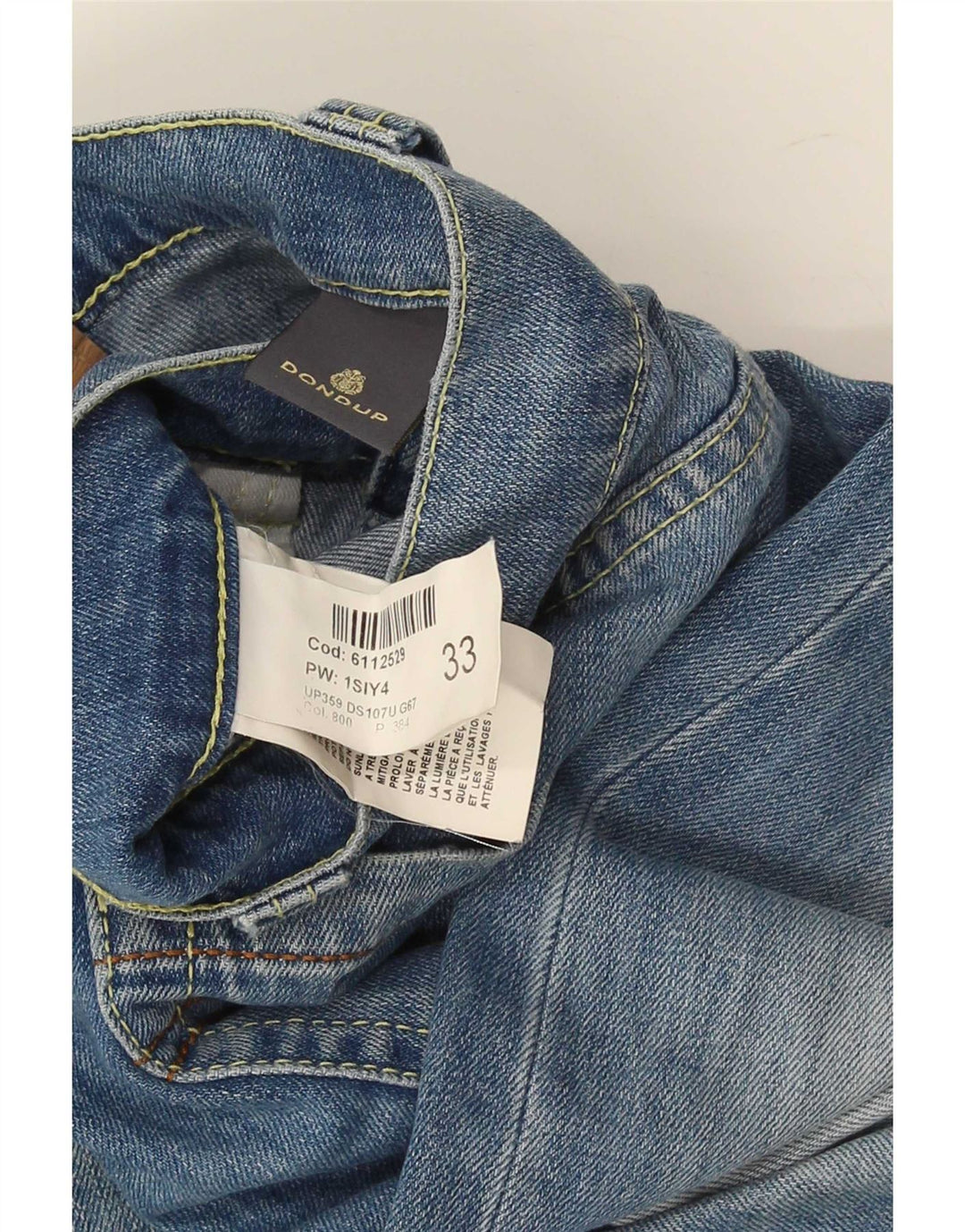 Ανδρικό Dondup Distressed Slim Jeans W33 L32 Μπλε βαμβακερό