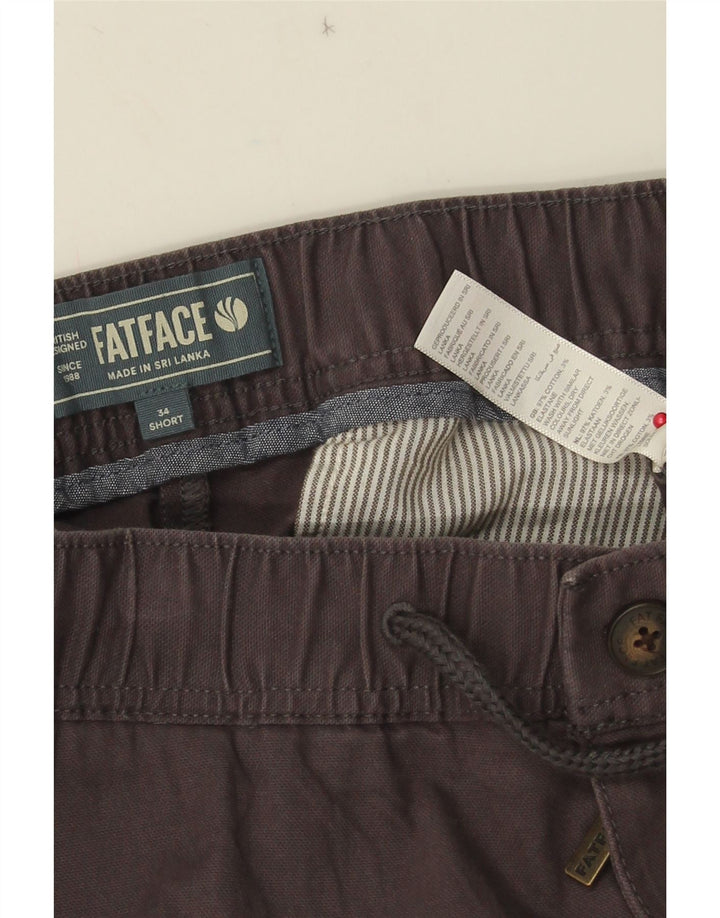 Fat Face Ανδρικό παντελόνι Joggers Cargo W34 L29 Γκρι βαμβακερό