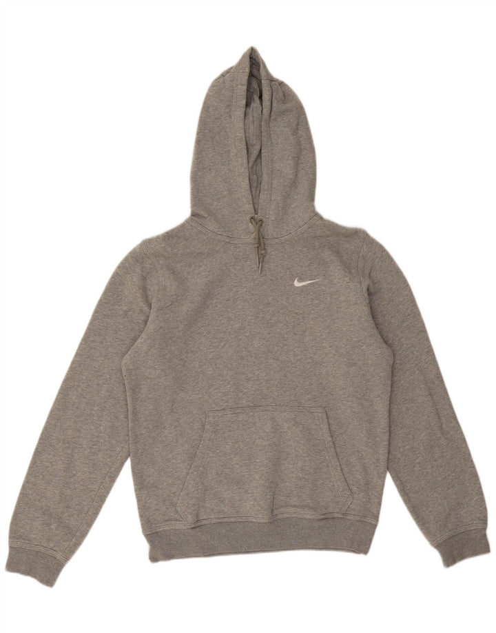 Ανδρικά κουκούλα Nike, βαμβακερά με κουκούτσια σε γκρι μικρού μεγέθους