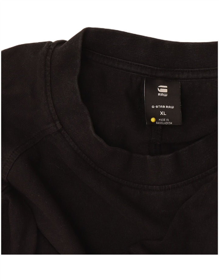 Ανδρικό γραφικό T-Shirt G-Star Top XL Μαύρο