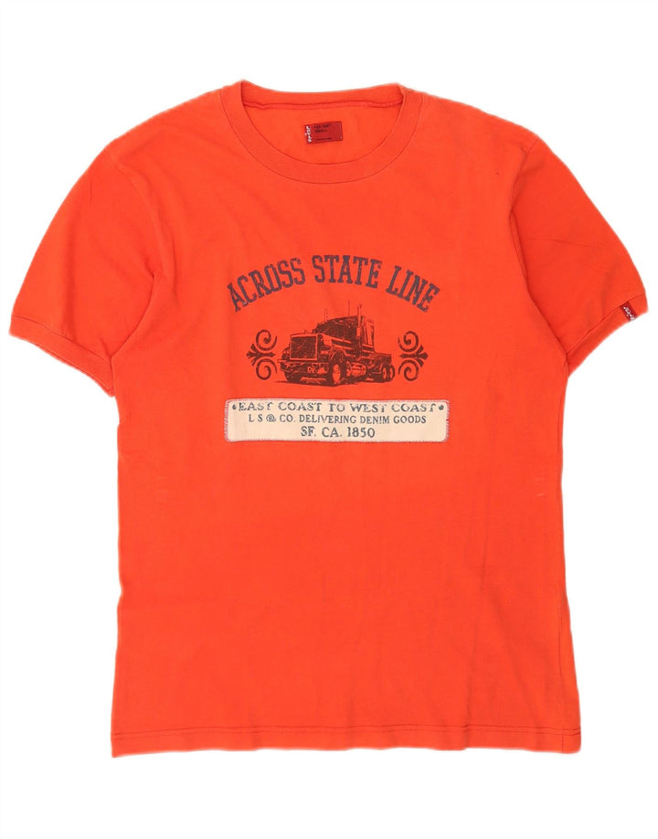Ανδρικό γραφικό T-Shirt Levi's Top Μικρό Πορτοκαλί