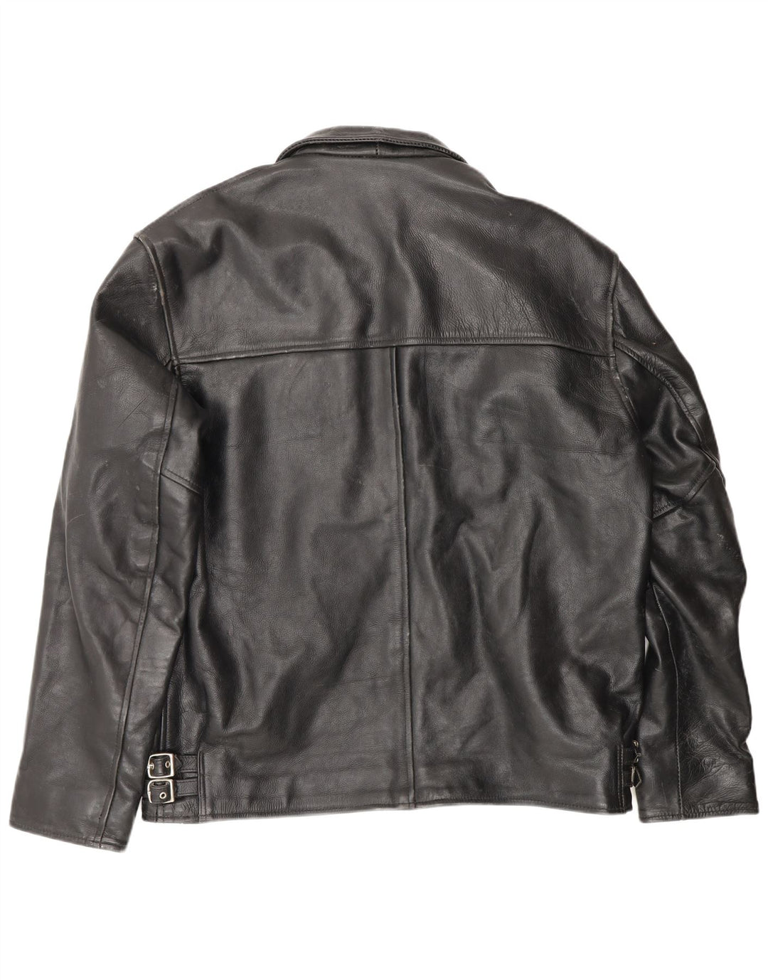 Ashy Ανδρικό Δερμάτινο Μπουφάν UK 44 2XL Μαύρο Δερμάτινο