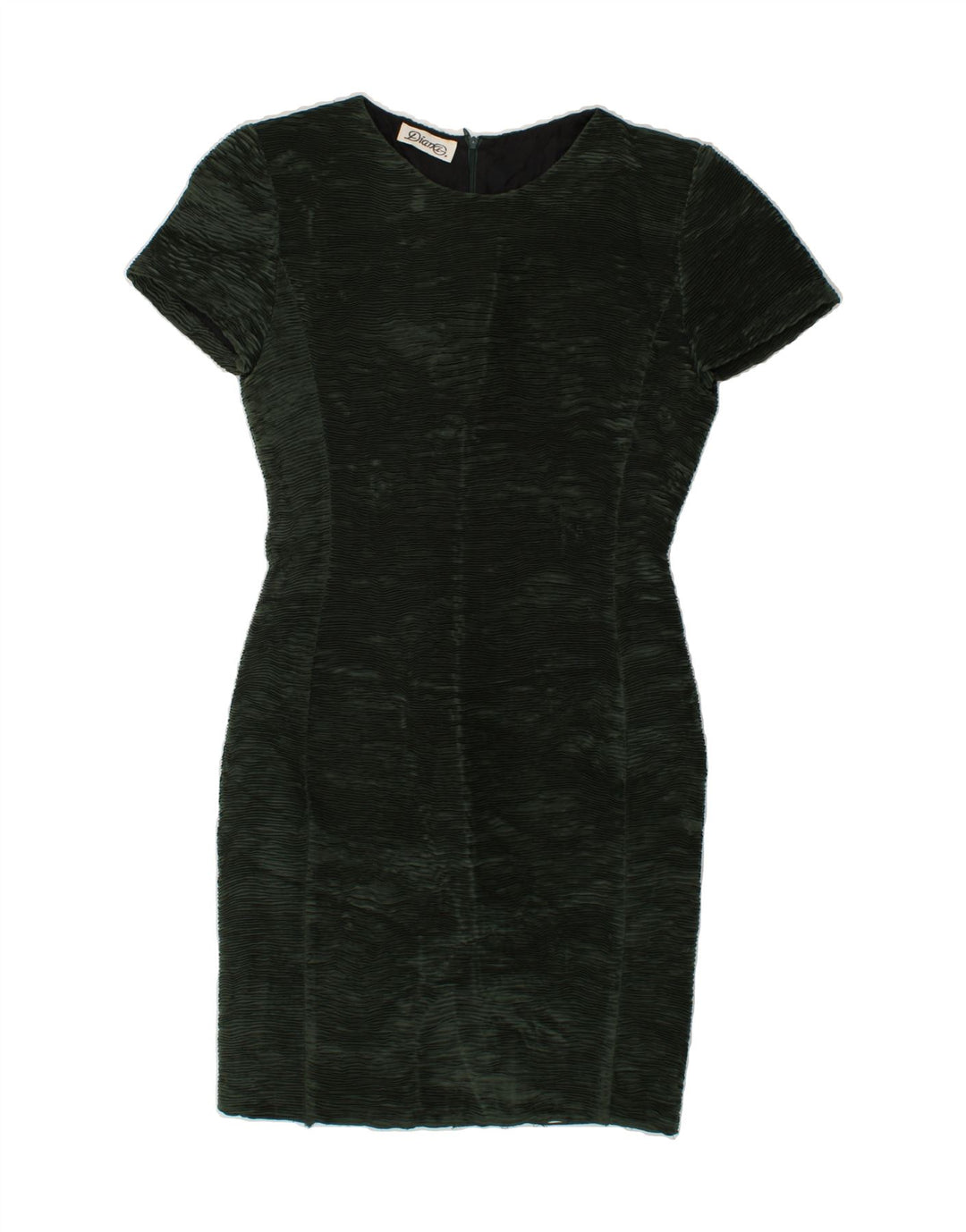 VINTAGE Womens Sheath Dress UK 12 Medium Green Vintage Vintage and Second-Hand Vintage from Messina Hembry 
