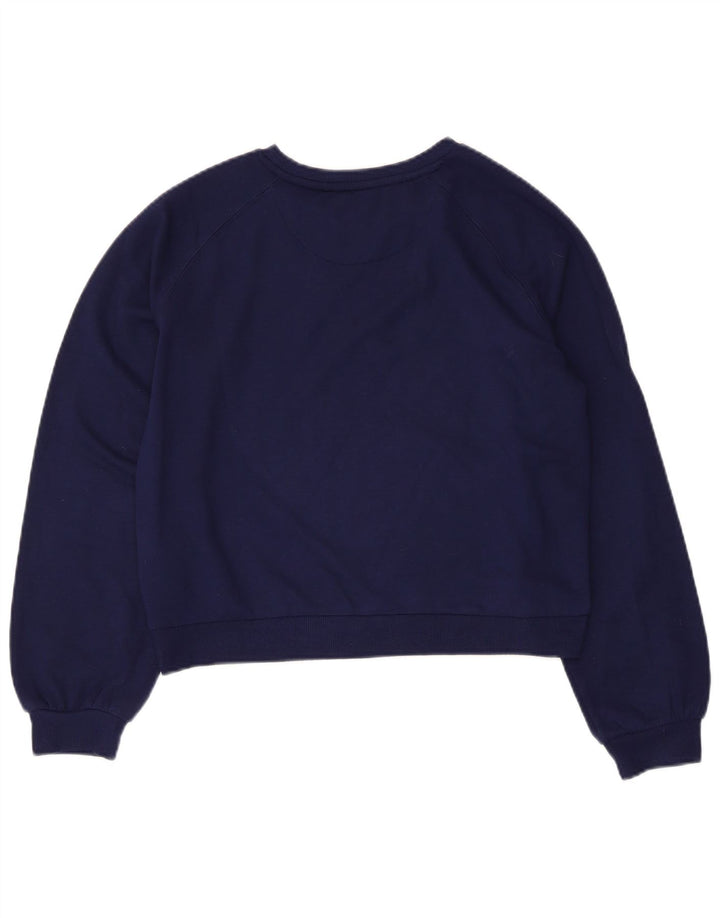 Levi's Girls Crop Sweatshirt Jumper 13-14 Years Navy Blue Polyester