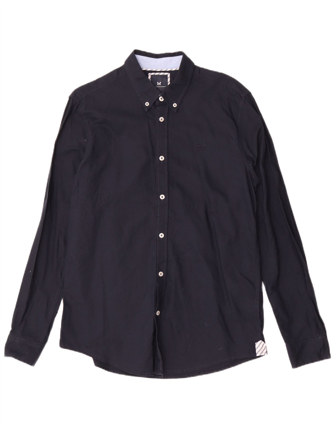Ανδρικό πουκάμισο Crew Clothing Slim Fit, μεσαίο μπλε βαμβακερό