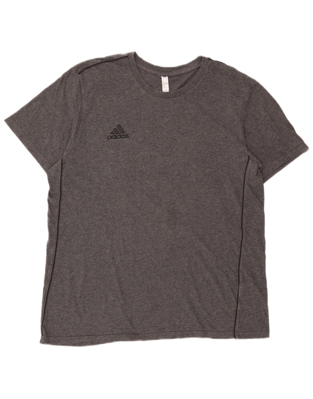 Ανδρικό T-Shirt Adidas Top μεγάλο γκρι βαμβακερό