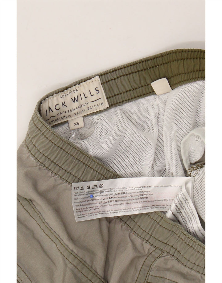 Ανδρικό σορτς κολύμβησης Jack Wills XS Khaki Polyamide