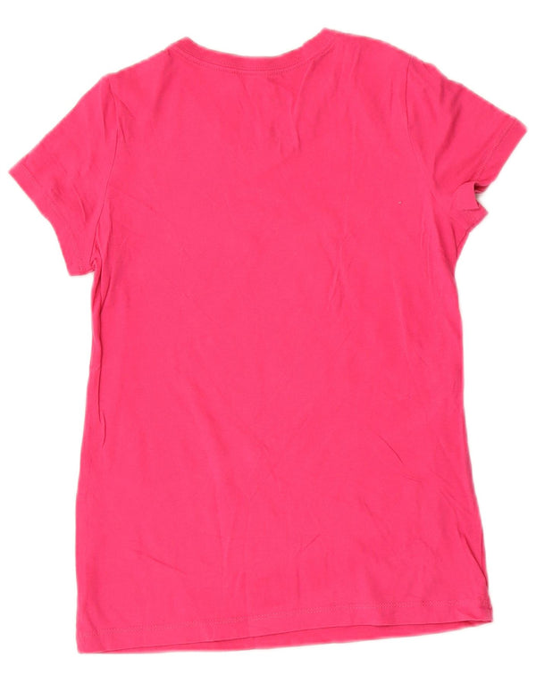 Γραφικό μπλουζάκι Nike Girls Top 12-13 ετών μεγάλο ροζ