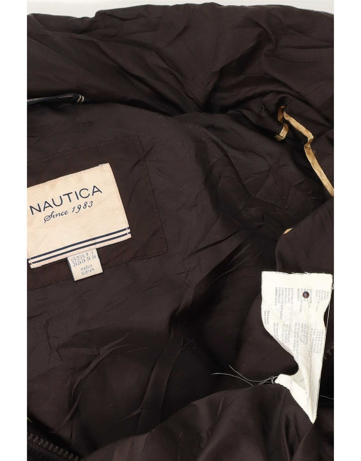 Nautica Γυναικείο μπουφάν με κουκούλα UK 20 2XL καφέ πολυεστέρας