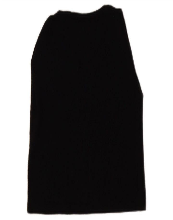 Zara Γυναικείο Γιλέκο Crop UK 12 Medium Black