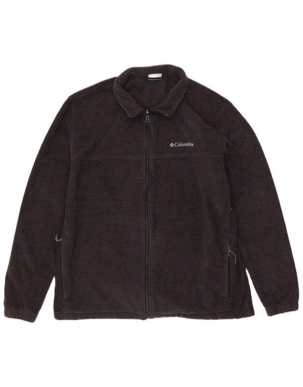 COLUMBIA Ανδρικό Fleece Jacket UK 42 XL Μαύρο Πολυεστέρας