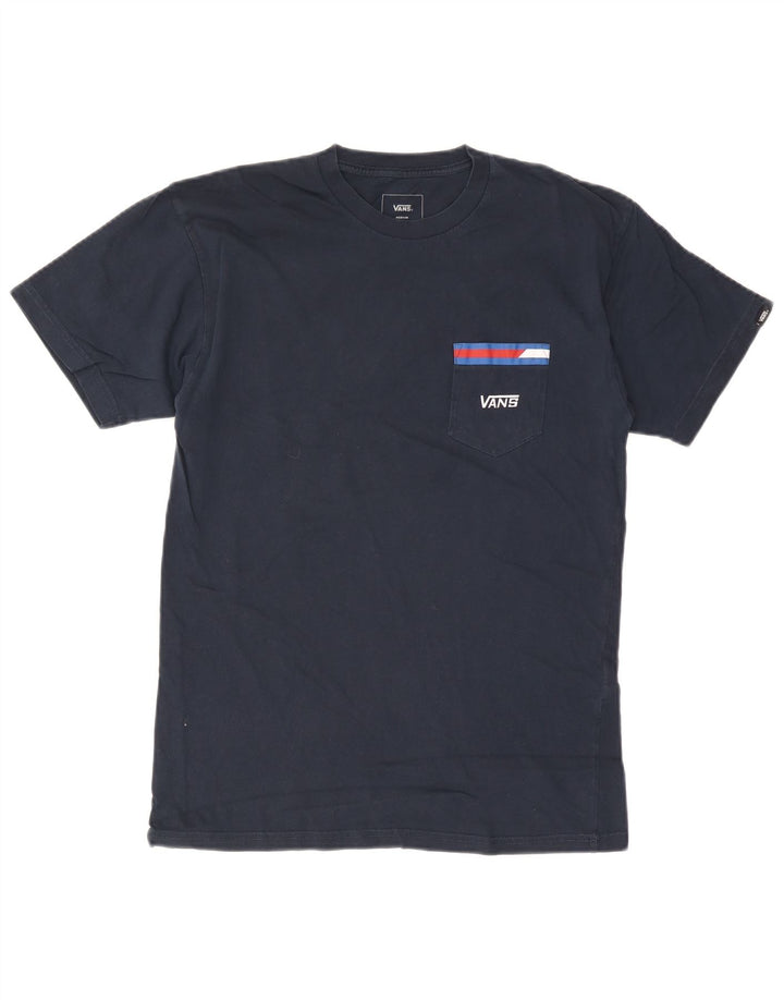 Ανδρικό T-Shirt VANS Κλασική Εφαρμογή Τοπ μεσαίου μπλε ναυτικού βαμβακερό