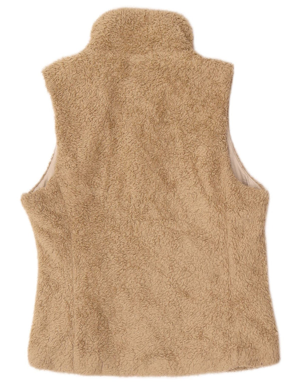 Patagonia Γυναικείο Fleece Gilet UK 10 Small Beige Polyester