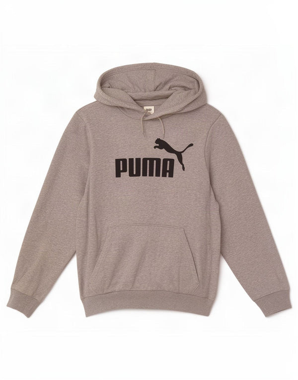 Puma Γυναικείο Loose Fit Graphic Hoodie Jumper UK 18 XL Γκρι βαμβακερό