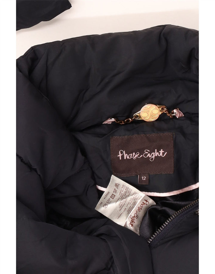 Phase Eight Γυναικείο παλτό με επένδυση UK 12 Medium Navy Blue Polyester