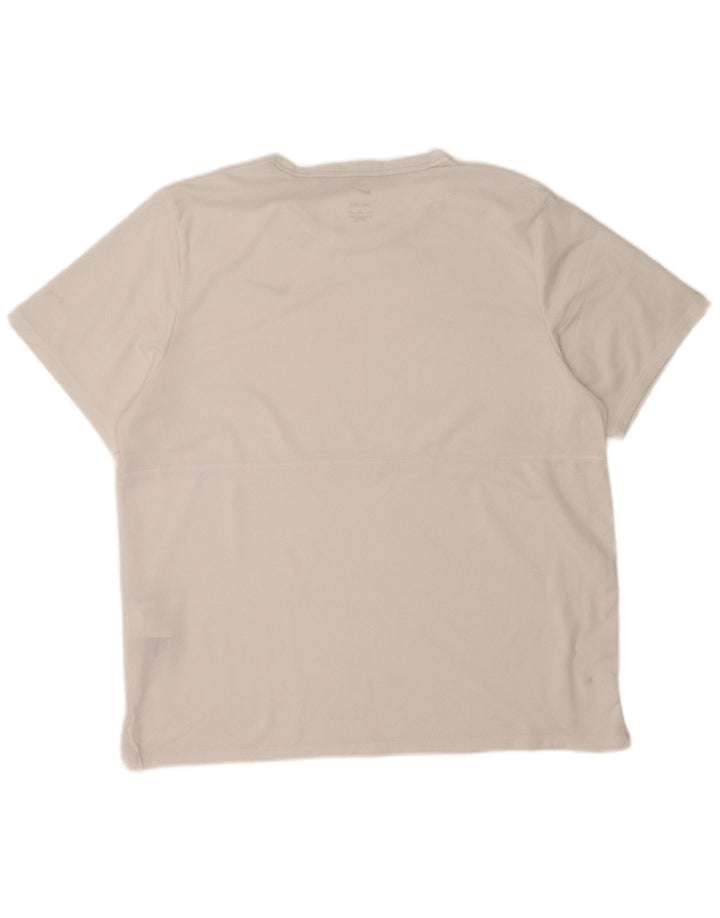 Ανδρικό T-Shirt Nike Dri Fit Top XL Λευκό πολυεστέρα