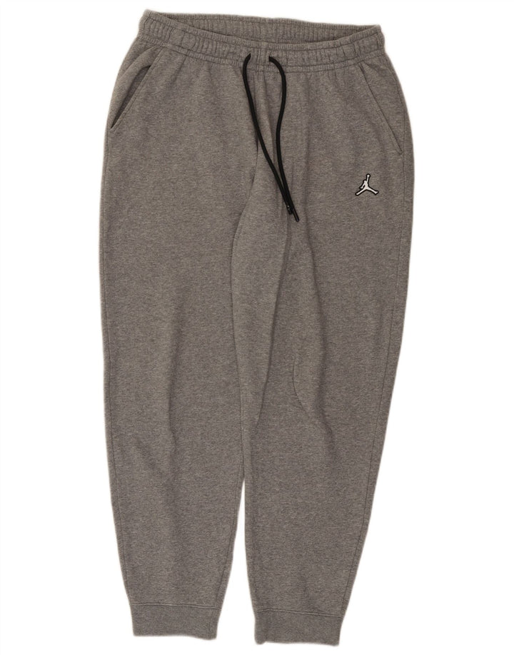 Jordan Ανδρική φόρμα παντελόνι Joggers Βαμβακερό μεσαίο γκρι