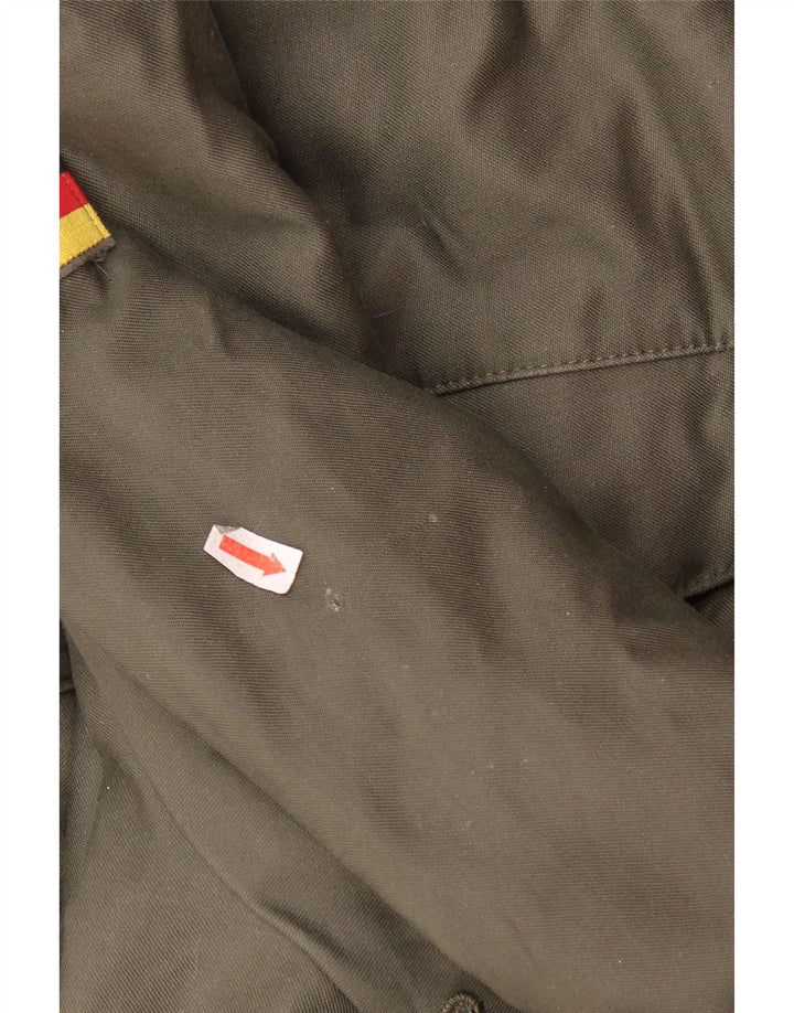Vintage Ανδρική κουκούλα Military Parka Jacket UK 38 Medium Khaki